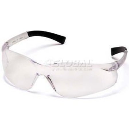 Pyramex Ztek® Safety Glasses Clear Anti-Fog Lens , Clear Frame S2510ST